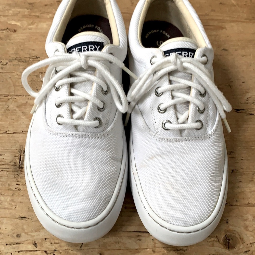 Sperry Top-Sider, White, Size 9